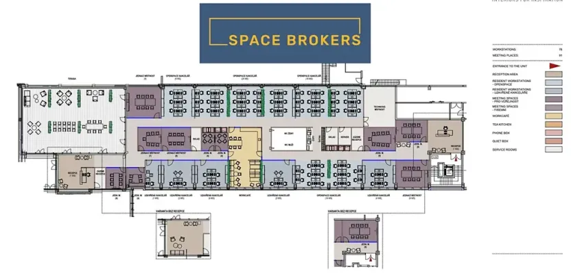 Pronájem kanceláře, Praha - Malešice, Sazečská, 500 m2