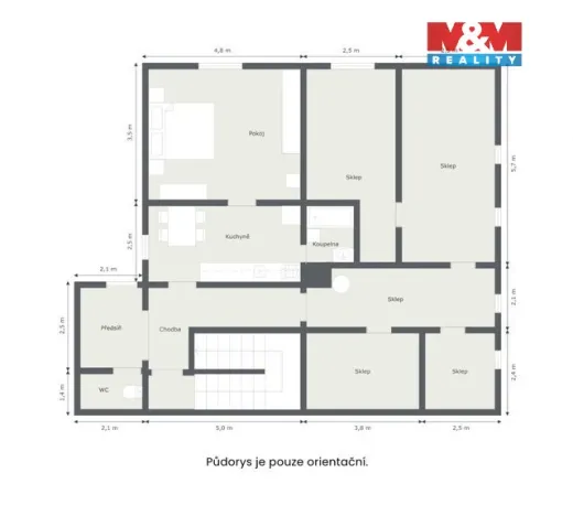 Pronájem obchodního prostoru, Český Těšín, Mánesova, 258 m2