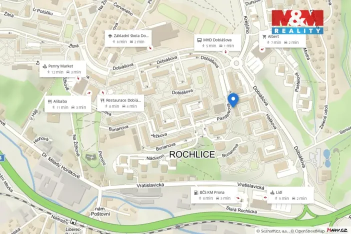 Prodej bytu 1+1, Liberec - Liberec VI-Rochlice, Haškova, 39 m2