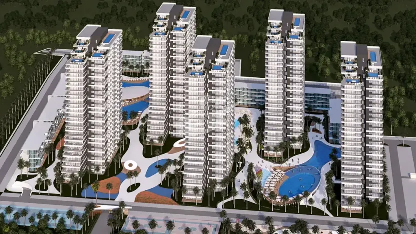 Prodej bytu 2+kk, Trikomo, Kypr, 50 m2