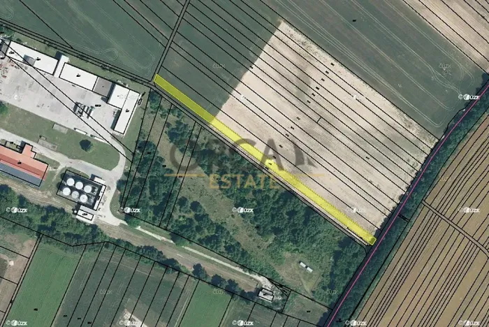 Prodej podílu pole, Vlkoš, 629 m2