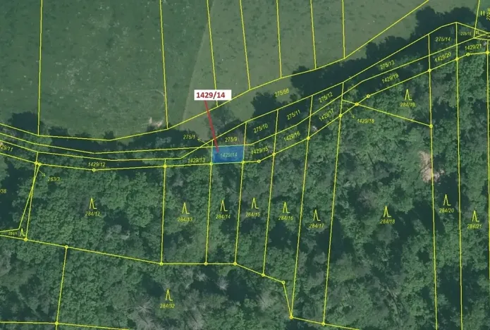 Dražba pozemku, Milavče, 80 m2