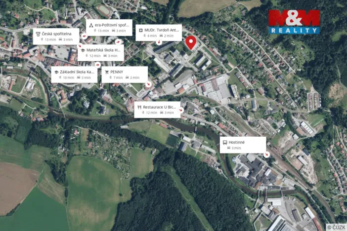 Prodej bytu 2+1, Hostinné, Sídliště, 52 m2