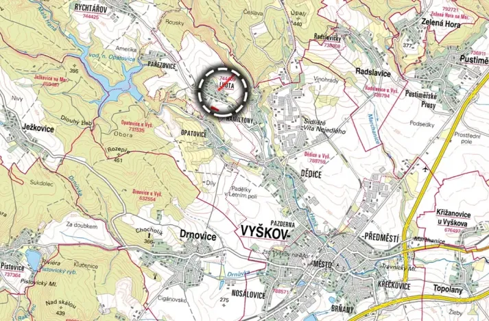 Prodej pole, Vyškov, 6827 m2