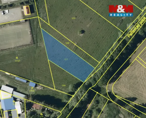 Prodej pole, Koválovice-Osíčany - Osíčany, 1236 m2