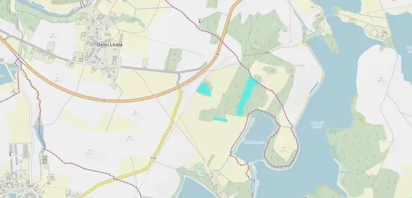 Prodej lesa, Stráž nad Nežárkou, 25076 m2