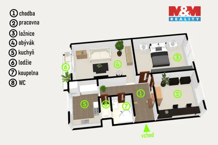 Prodej bytu 3+1, Havlíčkův Brod, Na Výšině, 70 m2
