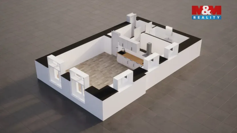 Prodej bytu 2+kk, Jablonec nad Nisou, Růžová, 50 m2