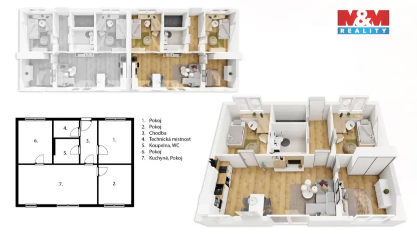 Prodej bytu 4+kk, Žiželice, Rožumberkova, 72 m2