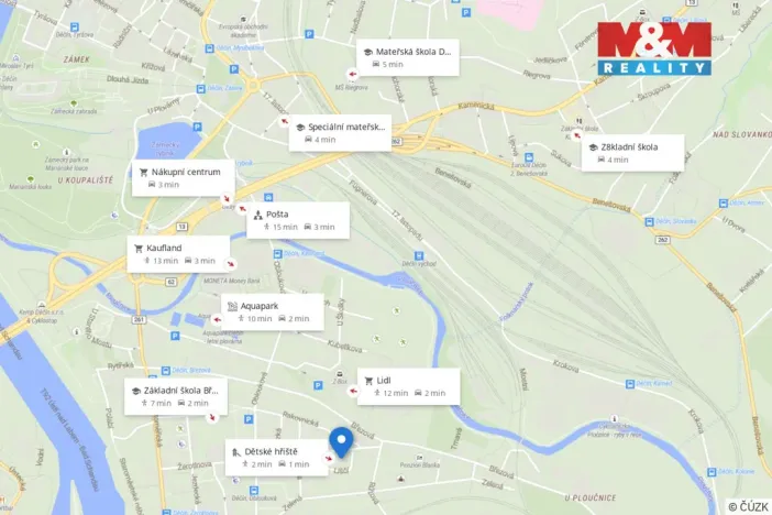 Prodej bytu 2+1, Děčín - Děčín III-Staré Město, Žerotínova, 60 m2