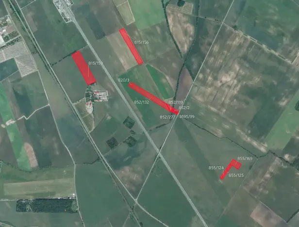 Prodej podílu pole, Břeclav, 62435 m2