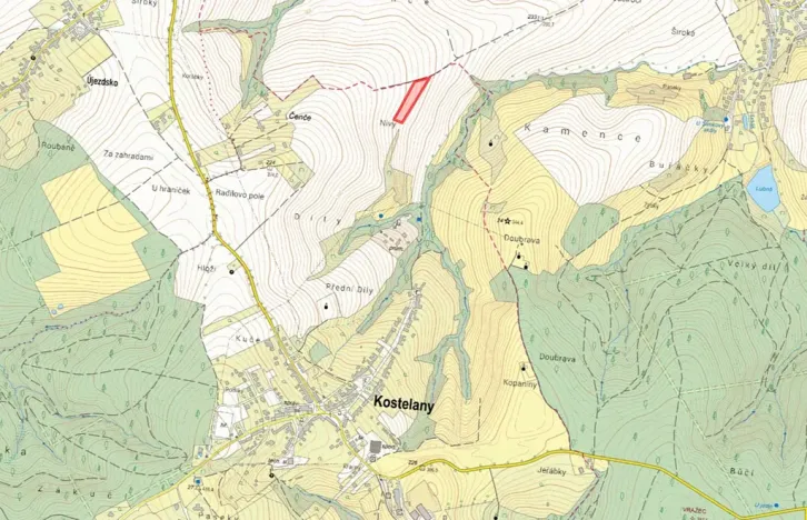 Prodej pole, Lubná, 6261 m2