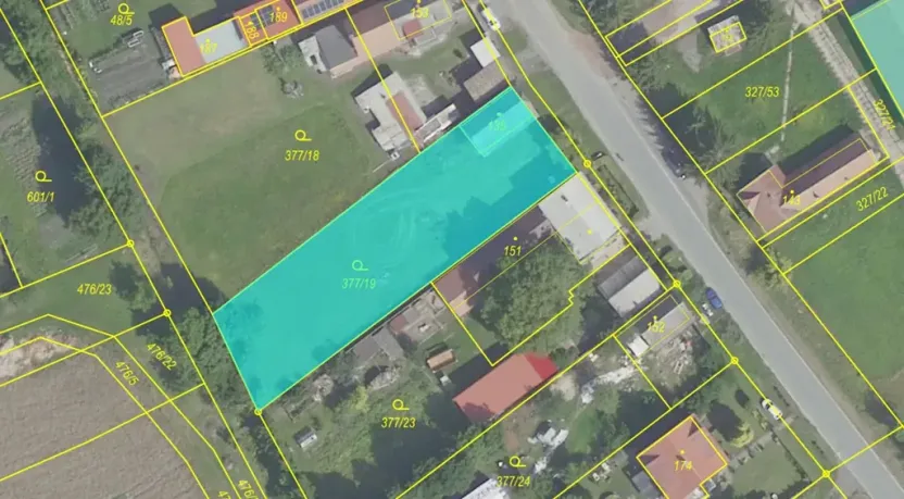 Prodej pozemku pro bydlení, Vrbice, Průhon, 1227 m2