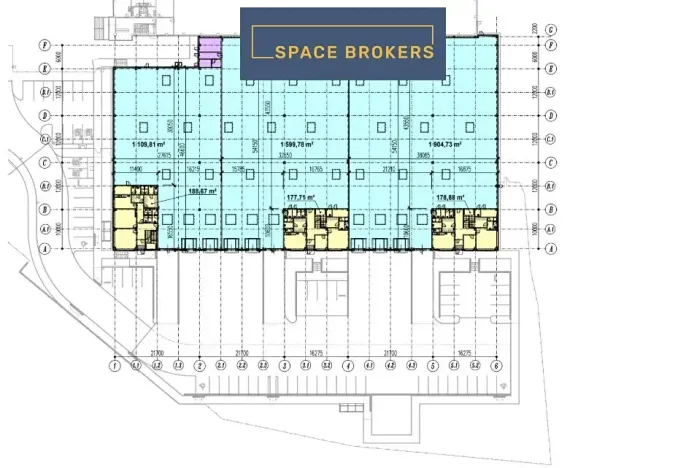 Pronájem skladu, Hostivice, Archeologická, 1100 m2