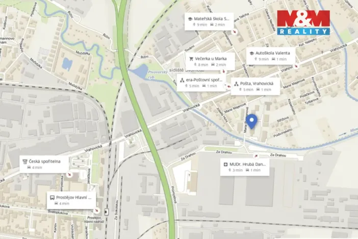 Pronájem bytu 1+kk, Prostějov - Vrahovice, Marie Pujmanové, 32 m2