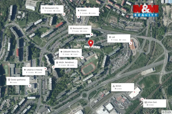 Pronájem bytu 2+1, Chomutov, Písečná, 63 m2