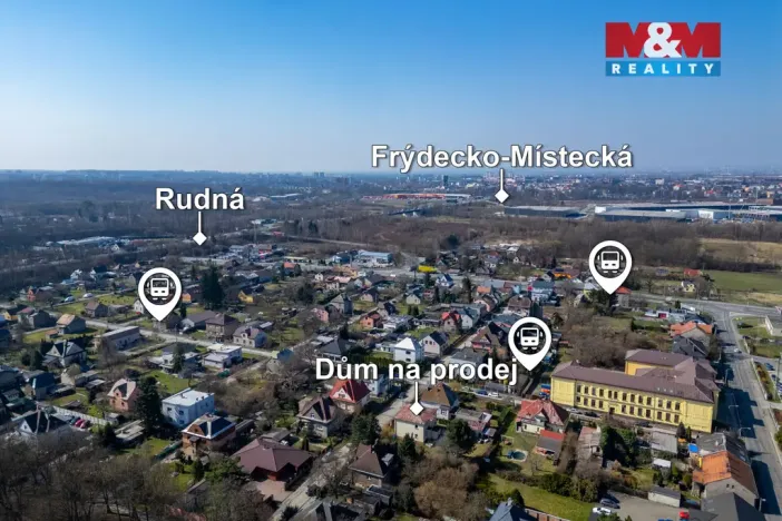 Prodej rodinného domu, Ostrava - Kunčičky, Pernerova, 309 m2