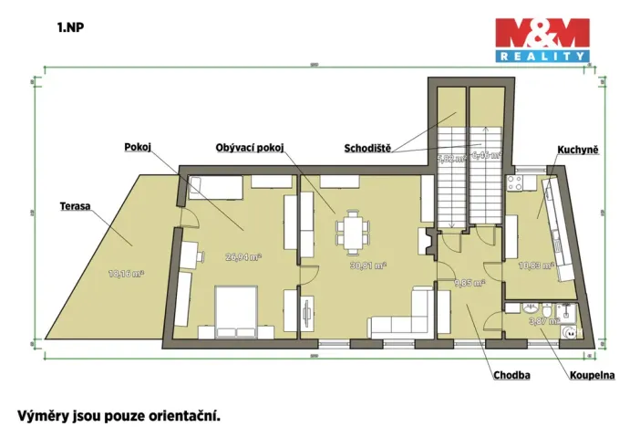 Prodej rodinného domu, Oselce, 82 m2