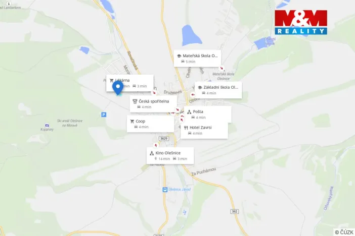 Prodej pozemku pro bydlení, Olešnice, 869 m2