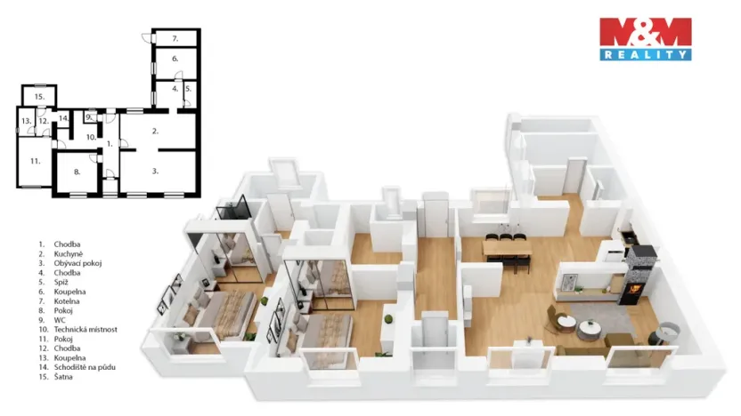 Prodej rodinného domu, Lipník nad Bečvou - Lipník nad Bečvou VI-Loučka, 170 m2