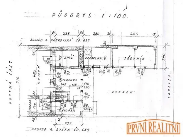 Prodej pozemku pro bydlení, Uherský Brod, Dolní Valy, 180 m2