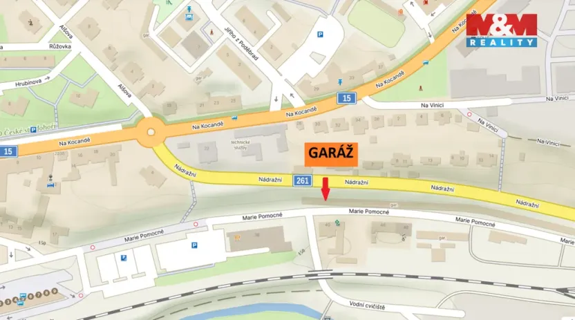 Prodej garáže, Litoměřice, Marie Pomocné, 20 m2