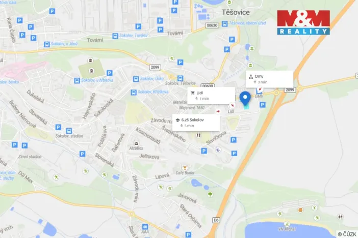 Prodej komerčního pozemku, Sokolov, Karla Havlíčka Borovského, 2821 m2