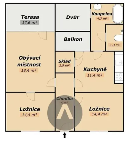 Prodej rodinného domu, Brno, Jubilejní, 74 m2