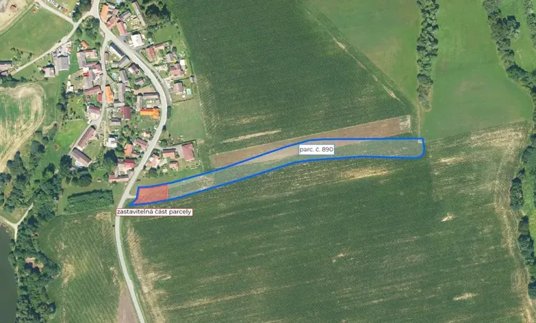 Prodej pozemku pro bydlení, Malšice, 9868 m2