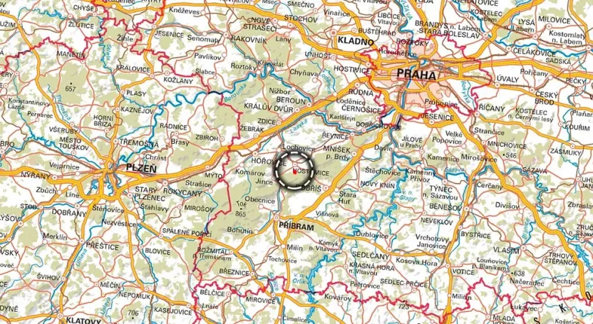 Prodej louky, Hostomice, 27237 m2