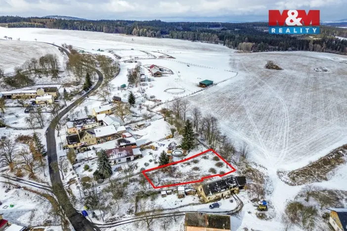 Prodej pozemku pro bydlení, Bezvěrov - Služetín, 817 m2