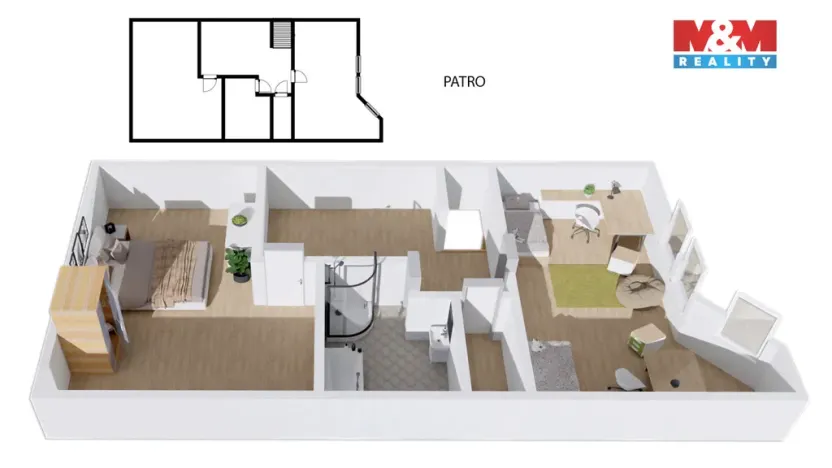 Prodej rodinného domu, Vimperk - Hrabice, 150 m2