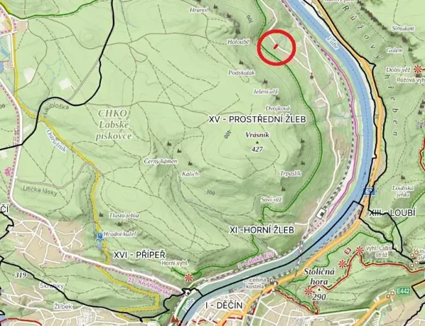 Prodej pozemku, Děčín, 242 m2