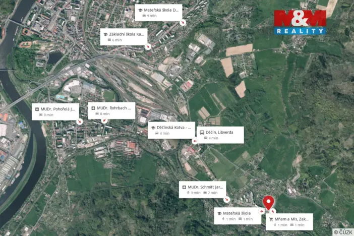 Prodej bytu 1+1, Děčín - Děčín XXVII-Březiny, Kosmonautů, 35 m2