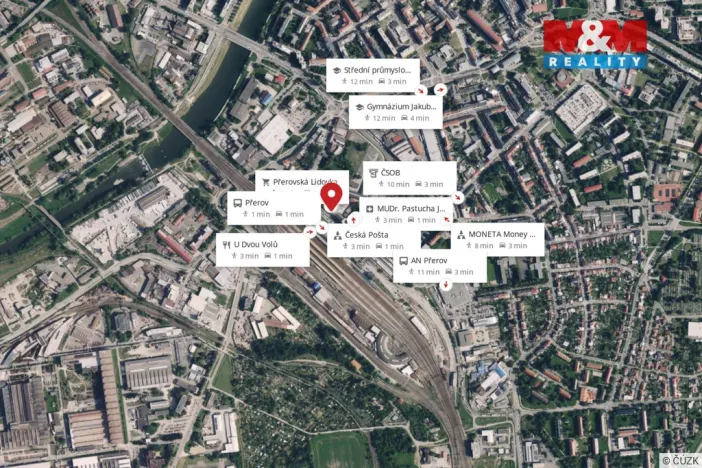 Prodej bytu 2+1, Přerov - Přerov I-Město, Husova, 51 m2