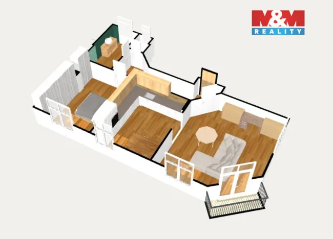 Prodej bytu 2+1, Karlovy Vary, Bělehradská, 96 m2