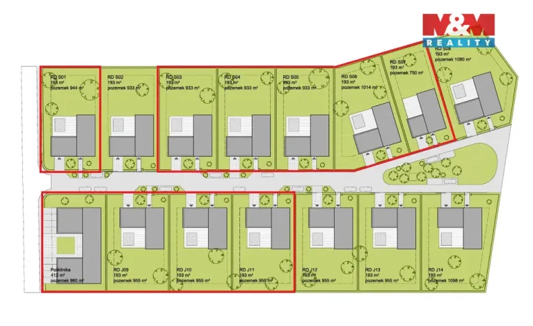 Prodej pozemku pro bydlení, Květnice, K Oboře, 933 m2
