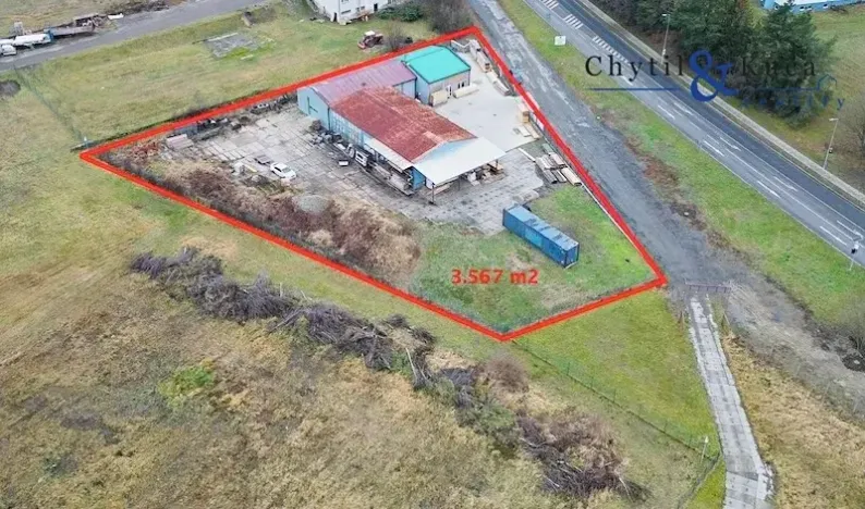 Prodej obchodního prostoru, Bystřice pod Hostýnem, Holešovská, 3567 m2