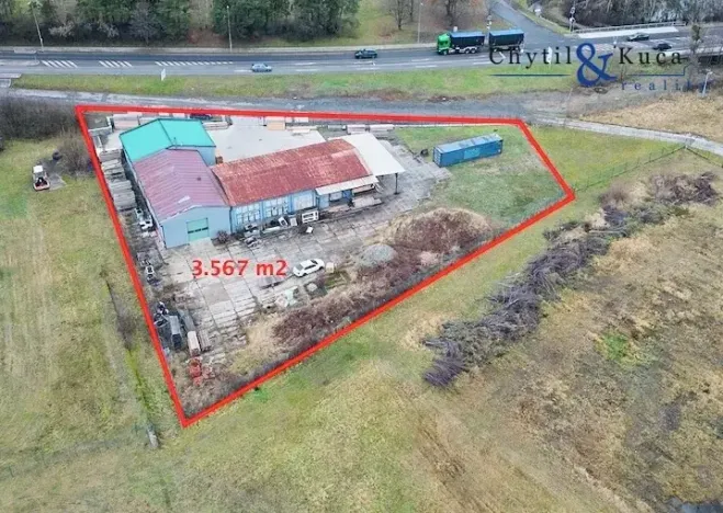 Prodej obchodního prostoru, Bystřice pod Hostýnem, Holešovská, 3567 m2