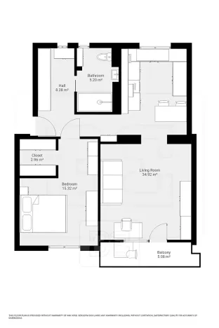 Pronájem bytu 2+1, České Budějovice, Heydukova, 70 m2