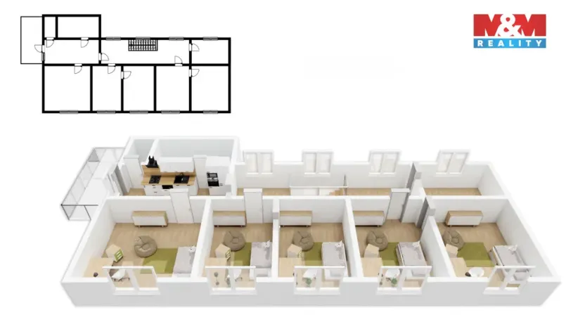 Prodej rodinného domu, Bělotín, 252 m2