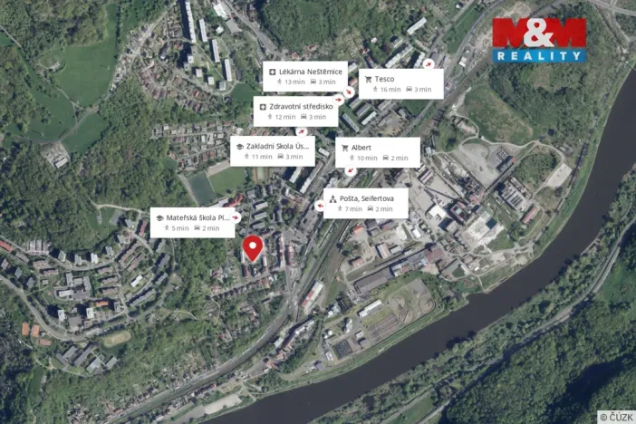 Prodej bytu 3+1, Ústí nad Labem - Neštěmice, Májová, 63 m2