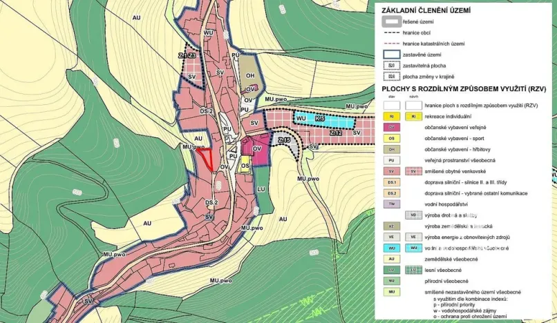 Prodej pozemku, Pohledy, 819 m2