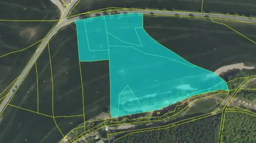 Prodej podílu pole, Davle, 7734 m2