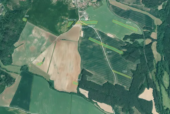 Prodej pole, Mladotice, 71055 m2