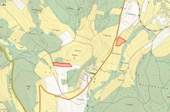 Prodej pole, Běšiny, 27510 m2
