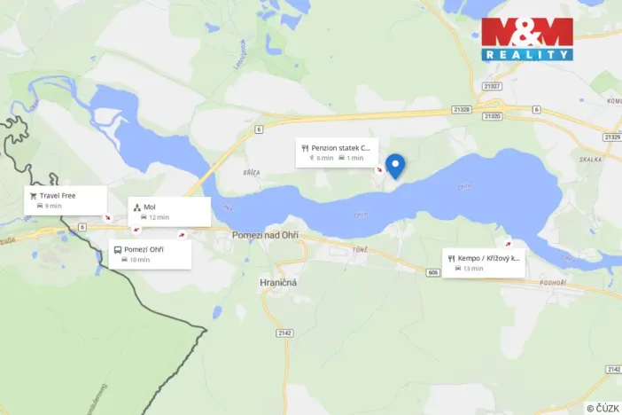 Prodej pozemku pro bydlení, Cheb - Cetnov, 1201 m2