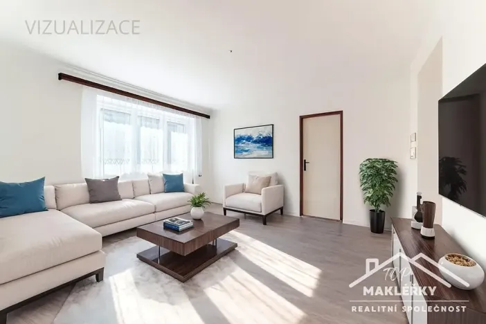 Prodej bytu 3+1, Velký Osek, Komenského, 56 m2