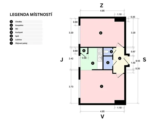 Prodej bytu 2+1, Mladá Boleslav, Jičínská, 48 m2