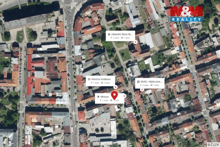 Pronájem kanceláře, Pardubice - Zelené Předměstí, Smilova, 25 m2